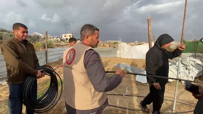 جمعية أصيل تُنجز المرحلة الثانية من مشروع تمديد شبكات المياه بطول 1500 متر في بيت لاهيا شمال غزة